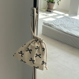 RIBBON STRING POUCH (2 color)