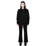 MINIMAL ROUND KNIT BLACK