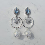 アイシーブルームピアス / Icy Bloom Piercing - Light Blue