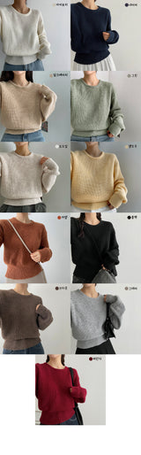 フェアラウンドニットウェア/Fair round knitwear