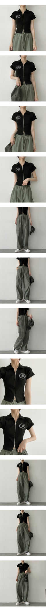 コーベバスロックナイロンカーゴワイドパンツ / Kobe Bath Rock Nylon Cargo Wide Pants