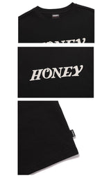 ハニーロゴ Tシャツ / CHARMS HONEY LOGO T-SHIRT BK