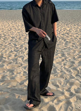 パーフェクトリネンデニムパンツ / PERFECT LINEN DENIM PANTS(2COLOR)