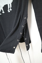 ディアアイレットTシャツ/Dear eyelet t (2 colors)