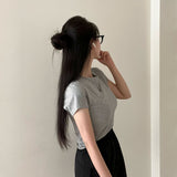 [Bellide made] Premium Slim Span Embroider Tee