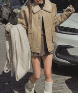 (UNISEX) セントプレミアムレザームートン