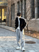 スルイカーゴポケットスウェットパンツ / Slui Cargo Pocket Sweat Pants (2 colors)