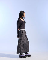 STRING LAYERED SLEEVE (BLACK)
