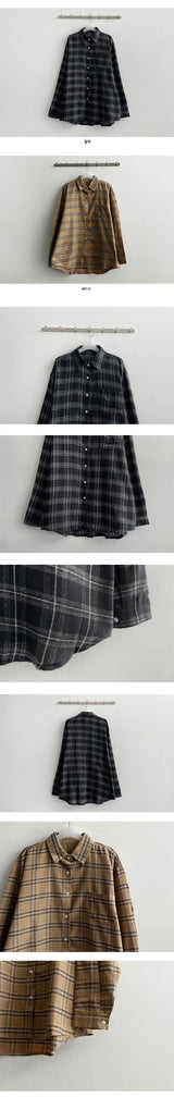 [Self-made] Jeff Checkered Shirt