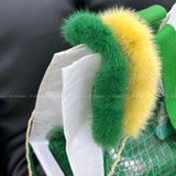 Real mink fur gloves