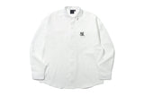 リセントロゴシグネイチャーシャツ/RECENT LOGO SIGNATURE SHIRT_WHITE