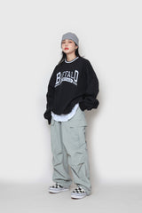 ワイドナイロンカーゴパンツ / wide nylon cargo pants