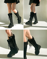 [MADE] Winter Angel Fur Boots (Dark Black)