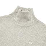 CHERRY BASIC TURTLE NECK T-SHIRT [OATMEAL]