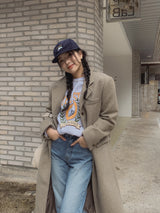 [wool30%] オアシングルウールロングコート