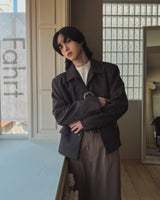 ステートウールクロップコート (3 color)