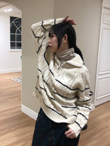 セラックジップアップニット
