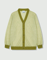 グランジフィッシャーネットニットカーディガン / grunge fisher net knit cardigan basil