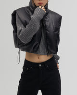 （UNISEX）グルークロップベストダウン