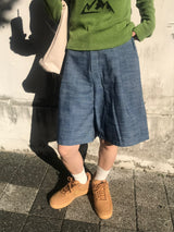 ビーライクバミューダデニムパンツ