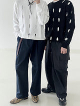 Hall round punching knit