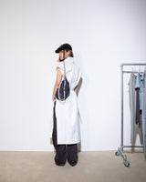 STRING MIX LAYERED DRESS (WHITE)