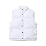 LOGO DOWN PADDING VEST WHITE