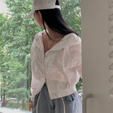 [Bellide made/Seasonal Item] ツーウェイフーデッドクロップドウィンドブレーカー