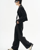 ロンドアイレットスラックス / [自主製作] Lond Eyelet Slacks (2 color)