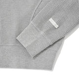 チェリーハイネックハーフジップアップ／CHERRY HIGH NECK HALF ZIP UP [MELANGE GRAY]