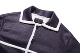 ミニマルムートンジャケット/MINIMAL MOUTON JACKET_PURPLE
