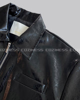ボルトコートレザージャケット / OA bolt coated leather jacket (3 colors)