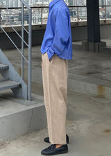 レイストライプクロップシャツ / Ray Stripe Crop Shirt 2COLOR