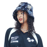 エコファーバケットハット / NAVY BLUE ECO FUR BUCKET HAT