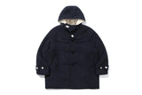 WOOL BLEND OVERSIZE DUFFLE COAT