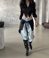 a corset hook shirt
