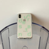 アンダースタンドレタリングジェリースマホケース