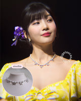 [Redvelet Joy, Jo Yu-ri Necklace] Butterfly Waltz Choker Necklace - Silver Color