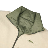 [UNISEX] ’CUL’ Reversible Padded and Fleece Parka (Ivory) (6656420642934)