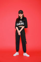 エナジーショートスリーブクロップTシャツ/TOP(7806) Energy Short Sleeve Crop Tee