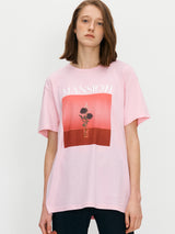 Vase printed tee - Pale pink (6699404460150)