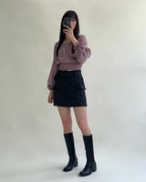 Collection 21fw - Dark Vader Mini Skirt (6614899196022)