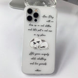 Cat drawing A Nap Phone Case
