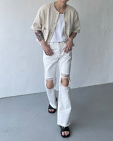 スナップツイードジャケット / TAP Snap Tweed Jacket (2 colors)