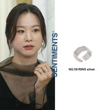 no.59リング / no.59 ring silver (#13 free size) exid SOLJI pick