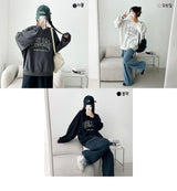 a ribbed sweatshirt