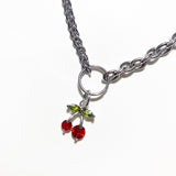 Baby cherry_necklace (6672851501174)