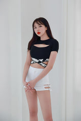 パーティー半袖Tシャツ / TOP(7878) Party X Top