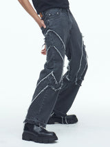 コンマデニムパンツ/Comma Denim Pants Grey