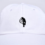 オーバーサイズマシュマロボールキャップ/OVERSIZE MARSHMALLOW BALL CAP-WHITE+BLACK